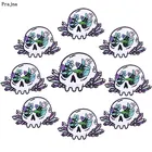 Нашивки Prajna для одежды, в стиле панк, 10 шт.