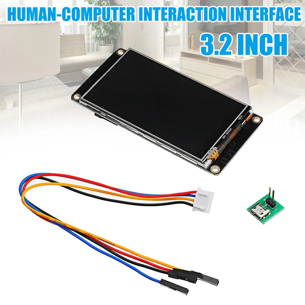 3 2 дюймов TFT lcd сенсорный экран 16MB флэш дисплей интерфейс человека HMI FKU66|ЖК-экраны