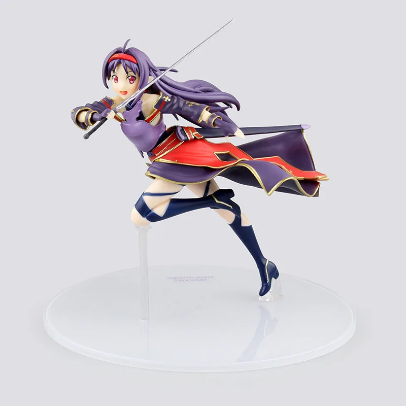 Японская фигурка меча аниме Sword Art Online II масштаба 1/7 Конно Юки PVC Action Toy Collection Model Decoration Doll.