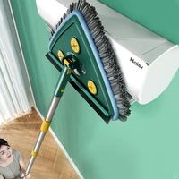 washing glass ceiling car wash cleaning squeegee kitchen wall flat mop windows telescopic wiper brush with chenille triangle mop