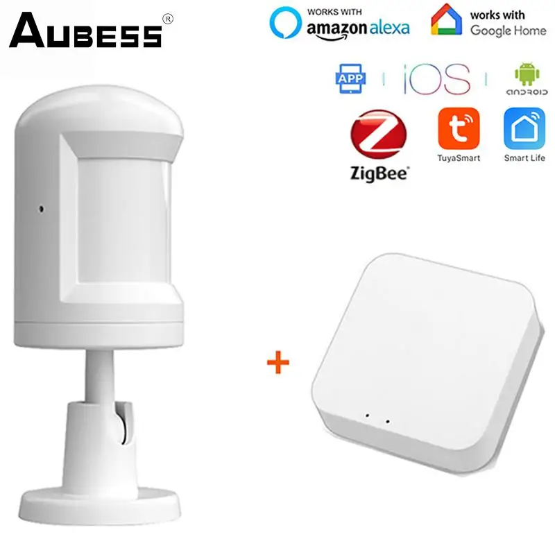 

1/4 шт., инфракрасный датчик движения Zigbee 3,0 Tuya