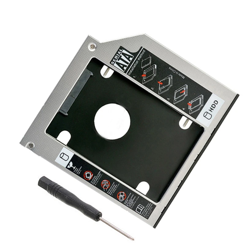 12 7 мм SATA 2nd SSD HDD Caddy для Hp Pavilion Dv2000 Dv6000 жесткий диск Caddy|Компьютерные кабели и
