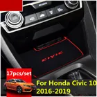 Резиновый 3D коврик для Honda Civic 10, 2016-2019, 10 поколения, аксессуары для FC