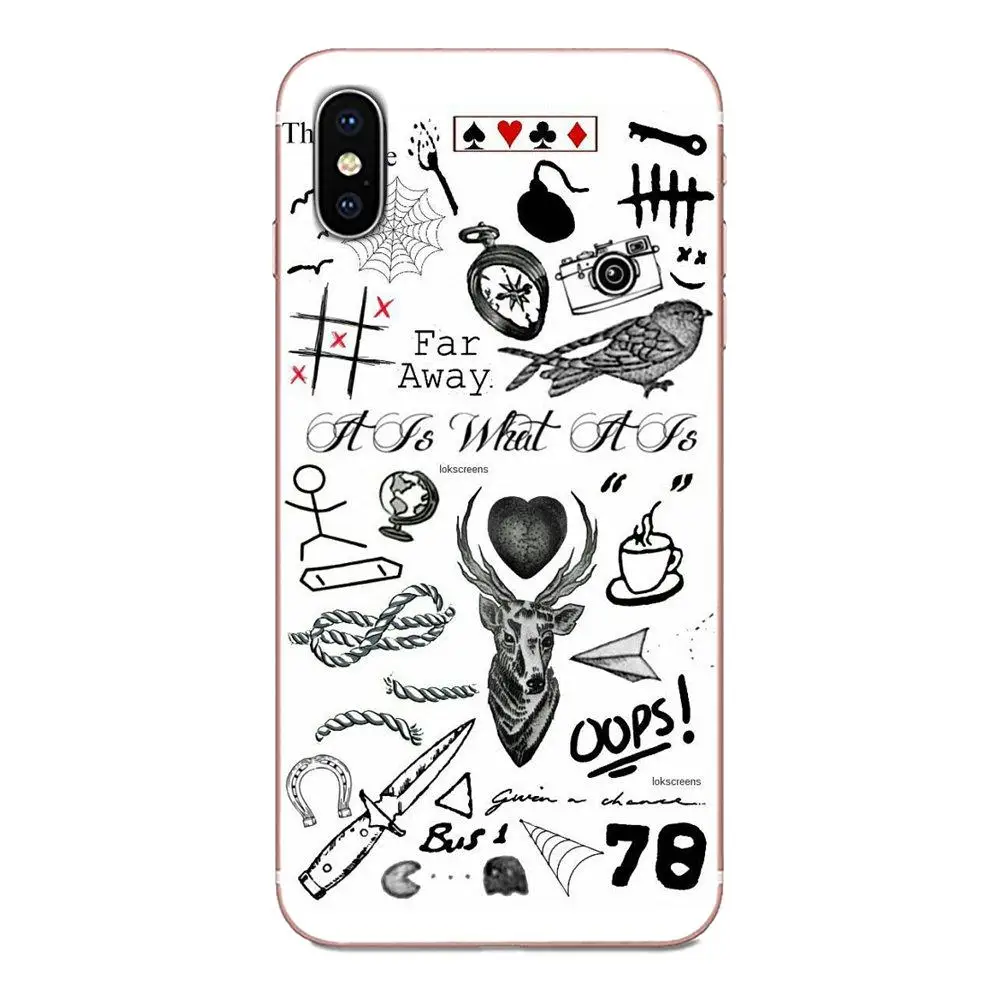 Гарри стили One Direction татуировки для Galaxy Alpha Note 10 Pro A10 A20 A20E A30 A40 A50 A60 A70 A80 A90 M10 M20 M30 M40 |