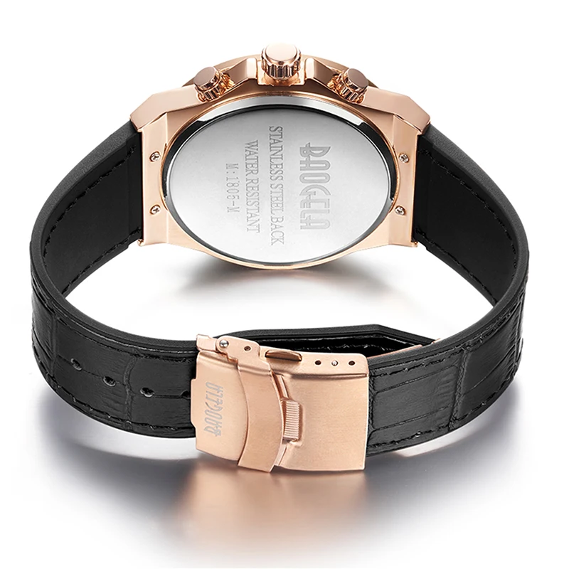 Мужской Новый кварцевый хронограф BAOGELA Montres 2019 Étanche светлый мужской браслет из