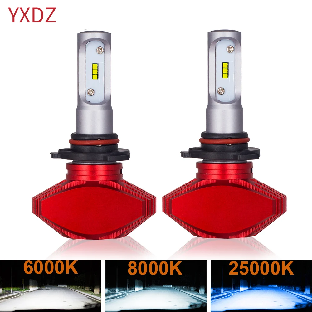 YXDZ H8 H11 светодиодный HB4 9006 HB3 9005 туман светильник s лампы 6000K 8000K 25000K H4 H7 H1 H9 синий