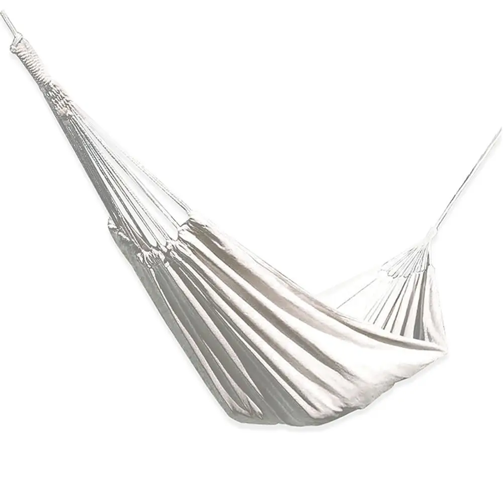

200*150CM Canvas Hammock Outdoor Hammock Canvas Pure Color Comfortable Widen Cotton Hammock For Travel Camping Outdoor Hammock