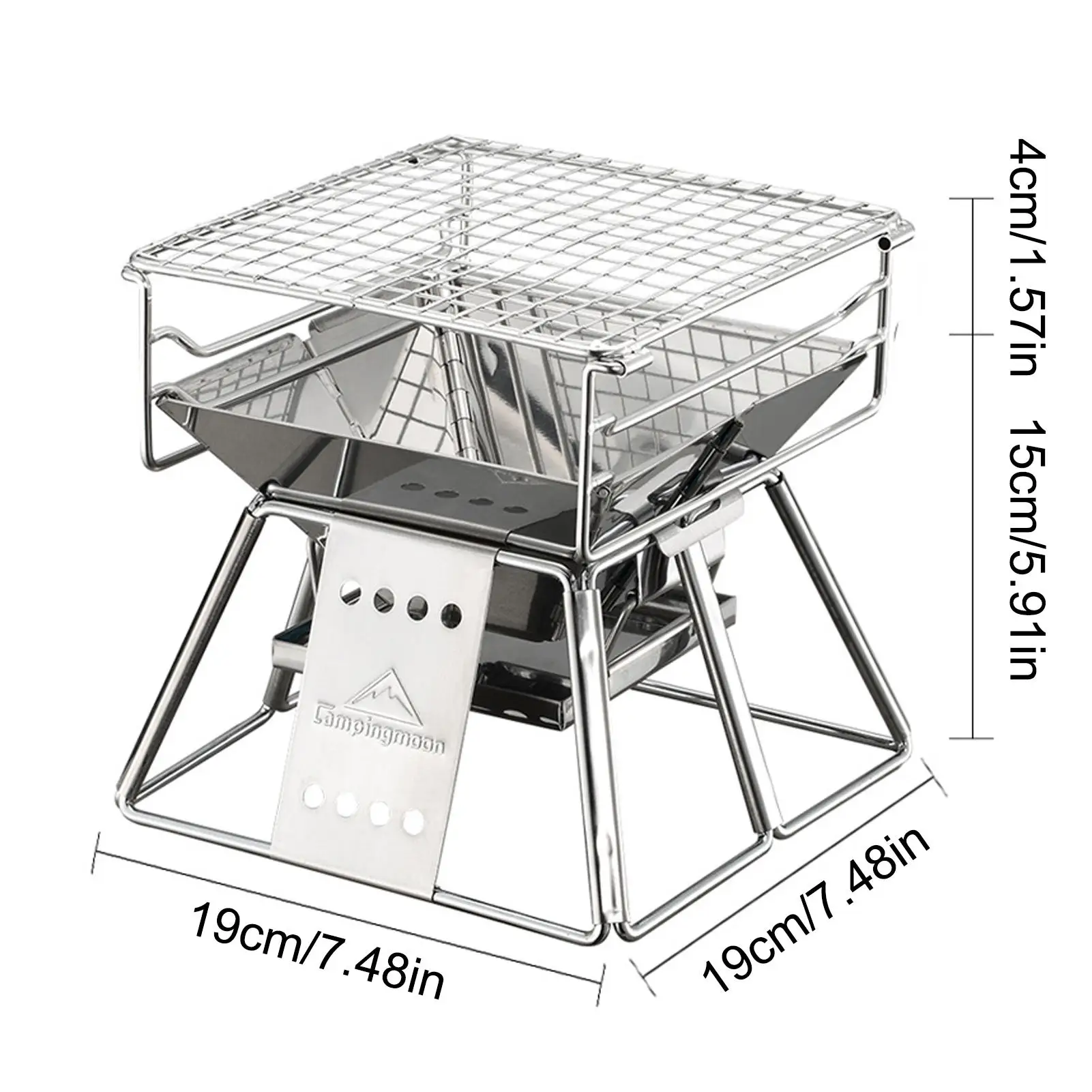 

BBQ Grill Ultra-small Camping Outdoor Barbecue Oven