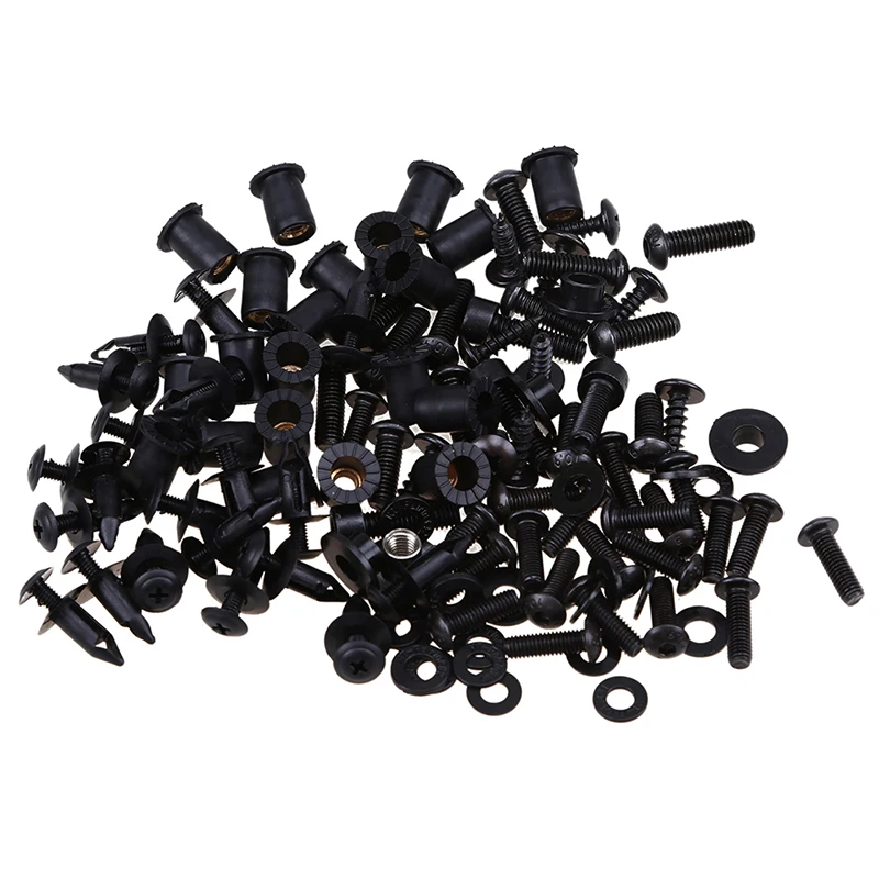Винтовой болт POSSBAY черный крепежный комплект крепления для кузова мотоцикла Kawasaki