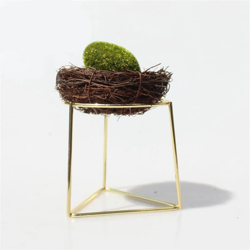 2 шт. железная отдельно стоящая висячая геометрическая форма маленький тройной