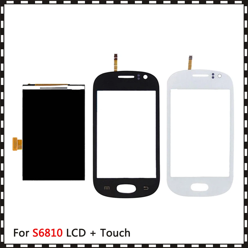 

Replacement New High Quality 3.5" For Samsung Galaxy Fame S6810 S6812 Lcd Display With Touch Screen Digitizer Sensor