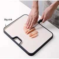 innovative antibacterial wheatgrass raw material cutting board kitchen accessories fruit meat noodles baking cooking tools