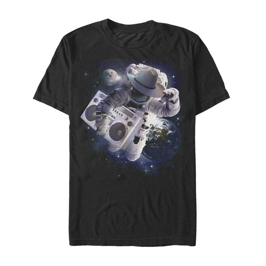 Lost Gods Houston In Space Мужская графическая Футболка Для Взрослых Повседневная