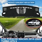 Внутренняя крышка приборной панели автомобиля, крышка, накидка для Porsche Macan 2014-2020 Turbo GTS S, Солнцезащитный коврик, крышка, коврик для приборной панели