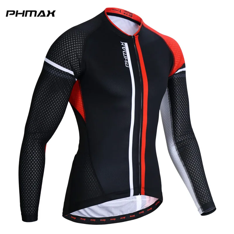 PHMAX Мужская одежда для велоспорта с длинным рукавом MTB|Майки велоспорта| |