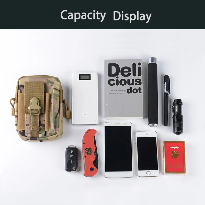 Nevenka Tactical Pouch Belt Waist Pack Bag Travel Camping Bags Small Pocket Military Waist Pack Running Pouch Soft back