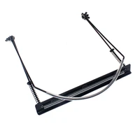 professional black harmonica neck holder harp rack support for 24 holes