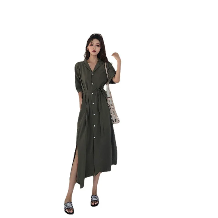 

2021 Sen Fat Mm French Waist Slimming Chiffon Dress Zi Xia Temperament Large Size Goddess Fan Light Ripe Long Skirt