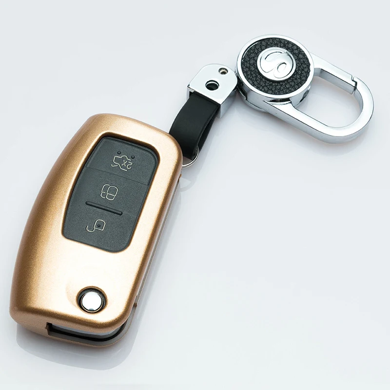 

Чехол для автомобильных ключей, для Ford, Fiesta, Ford Focus 2, Ecosport, Kuga Escape, чехол для автомобильных ключей, набор ключей для стайлинга автомобилей