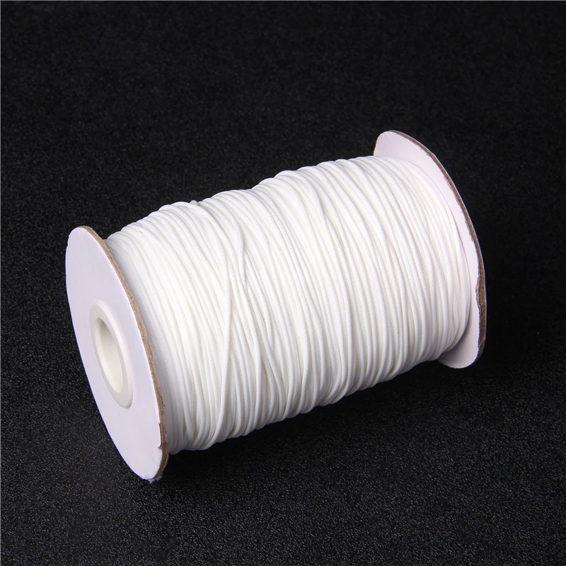 

160M 0.8mm Colorful Leather Line Waxed Cord Cotton Thread String Strap Necklace Rope For Jewelry Making DIY Bracelet Supplies
