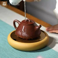 liyong household tea table trays saucer 450ml tea ceremony table purple sand gold travel dry foam tray storage water saucer