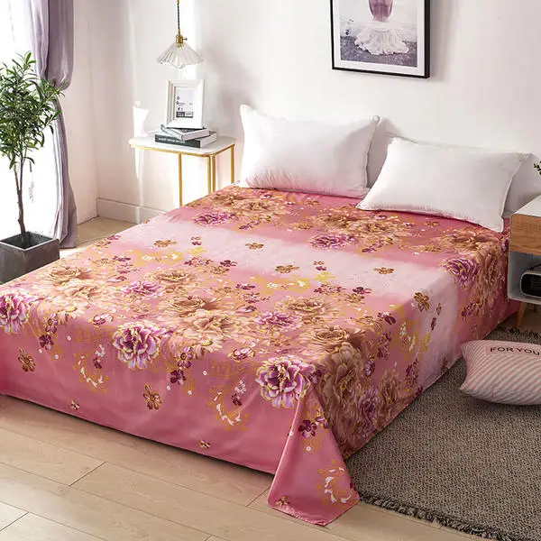 Дешевые 1 шт. простыня из полиэстера постельное белье Двуспальный Матрас