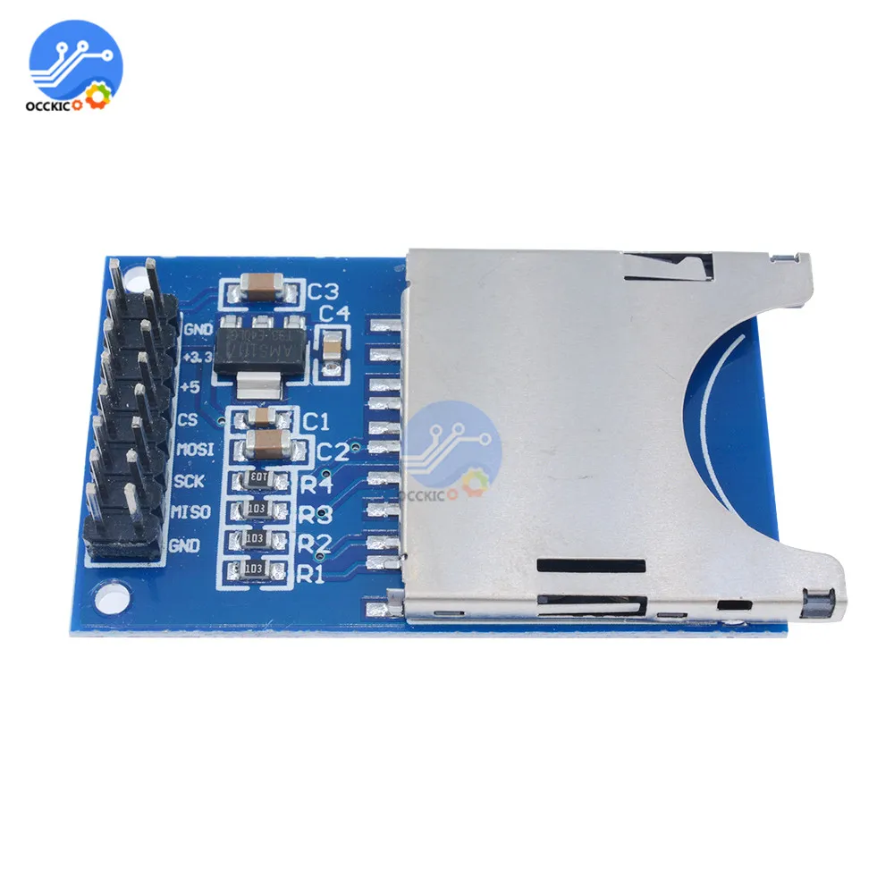 Модуль чтения и записи для Arduino модуль SD карты слот разъем считыватель ARM MCU|module for
