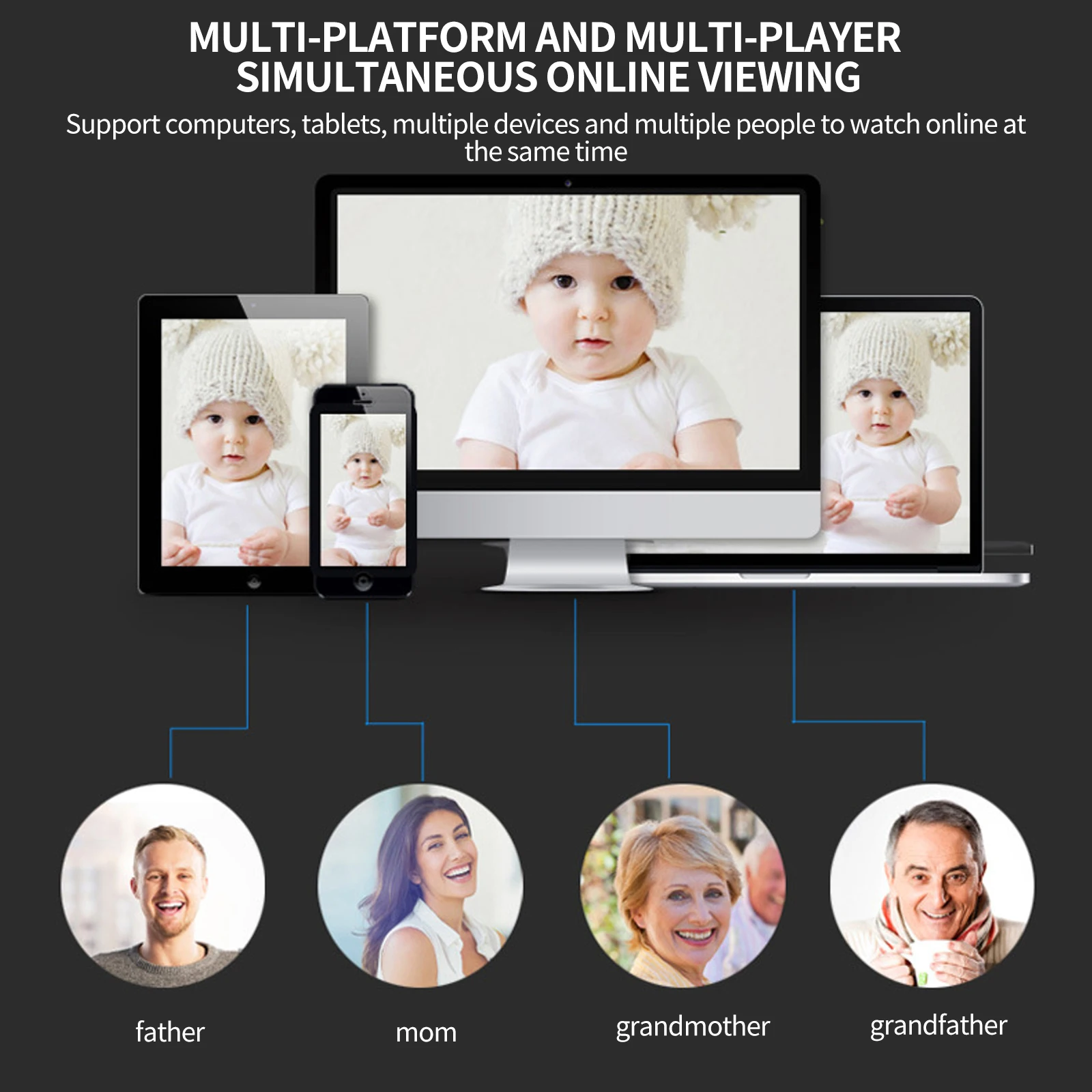 Наружная камера видеонаблюдения с функцией ночного видения умная Беспроводная