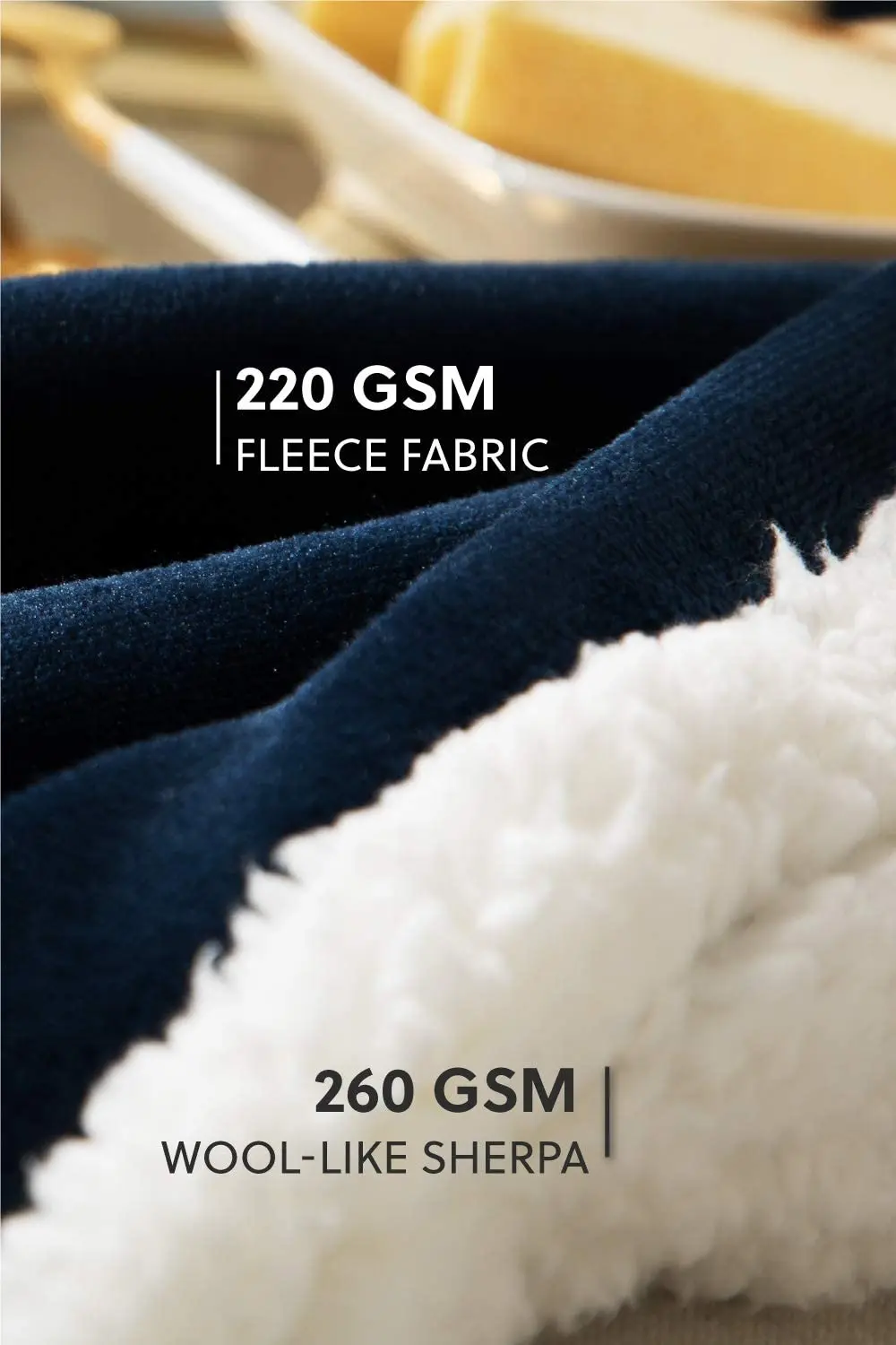 

Sherpa Fleece Blanket Throw Size Navy Blue Plush Throw Blanket Fuzzy Soft Blanket Microfiber