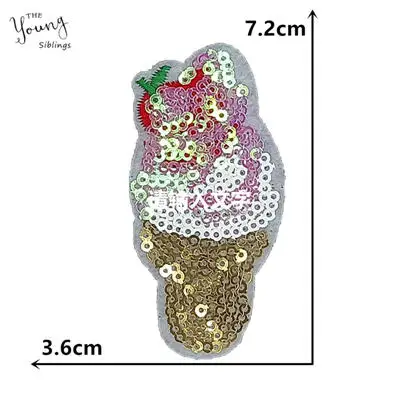 Fashion Embroidery Stickers Sequins Hot melt adhesive Patches Iron on patch Mixture Badges DIY Clothing Accessories C6639-C6655 | Дом и сад