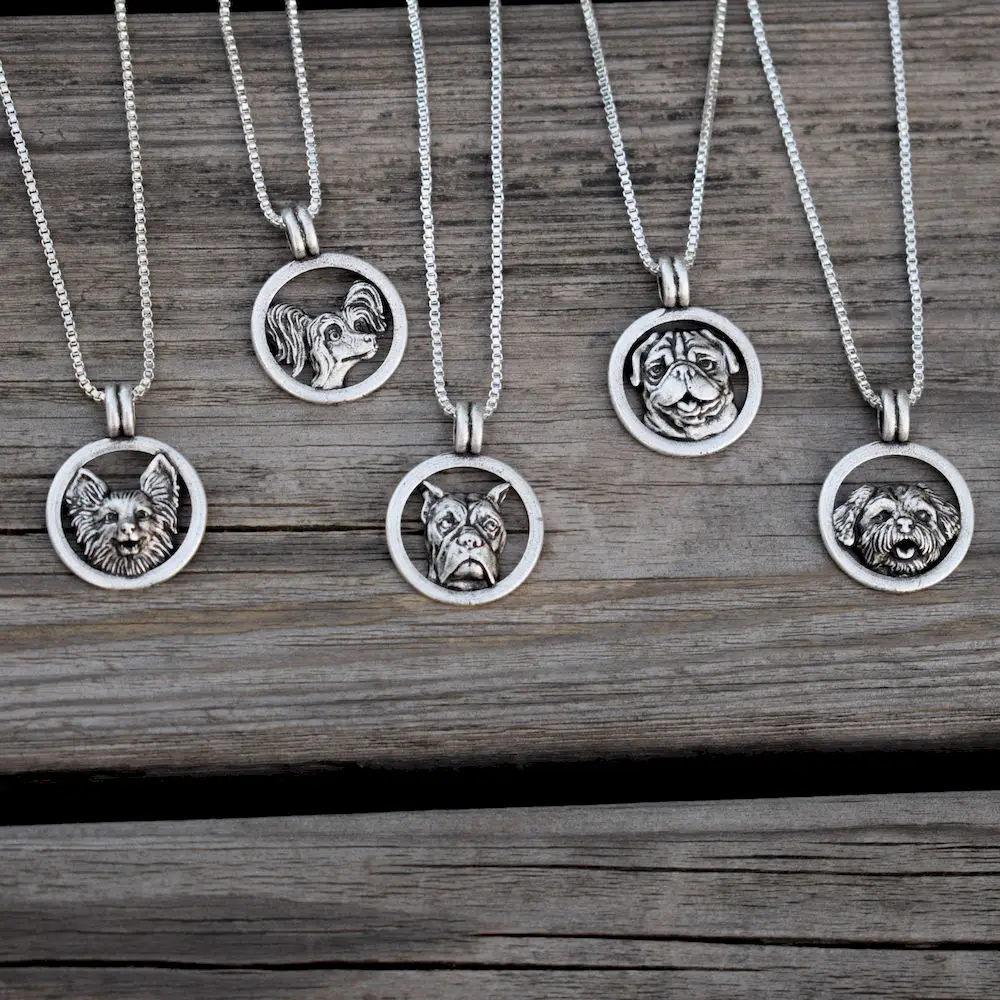 SanLan 1 шт. милая собака ожерелье Мопс бриллиантовый подарок для любимой женщины