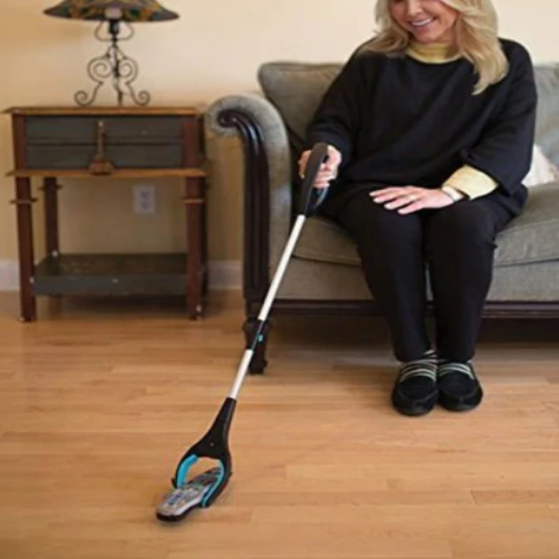 Новые складные длинные зажимы для мусора инструмент захвата изогнутая ручка