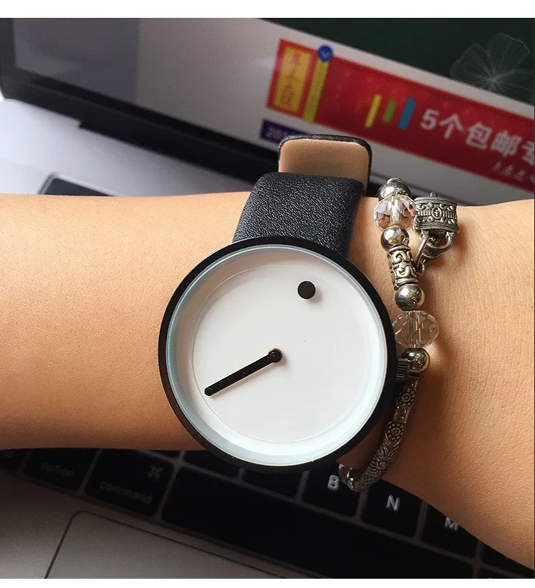 

Новинка 2018, роскошные креативные наручные часы в минималистичном стиле BGG, новый дизайн, простые Стильные кварцевые модные часы в горошек и ...