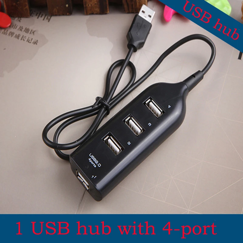 USB 2 0 High Speed 4 порта разветвитель usb концентратор адаптер для ПК ноутбук компьютер