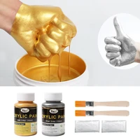 100ml per bottle golden acrylic paint diy metallic paint wall paint foguang gold waterproof liquid hand painting pigment