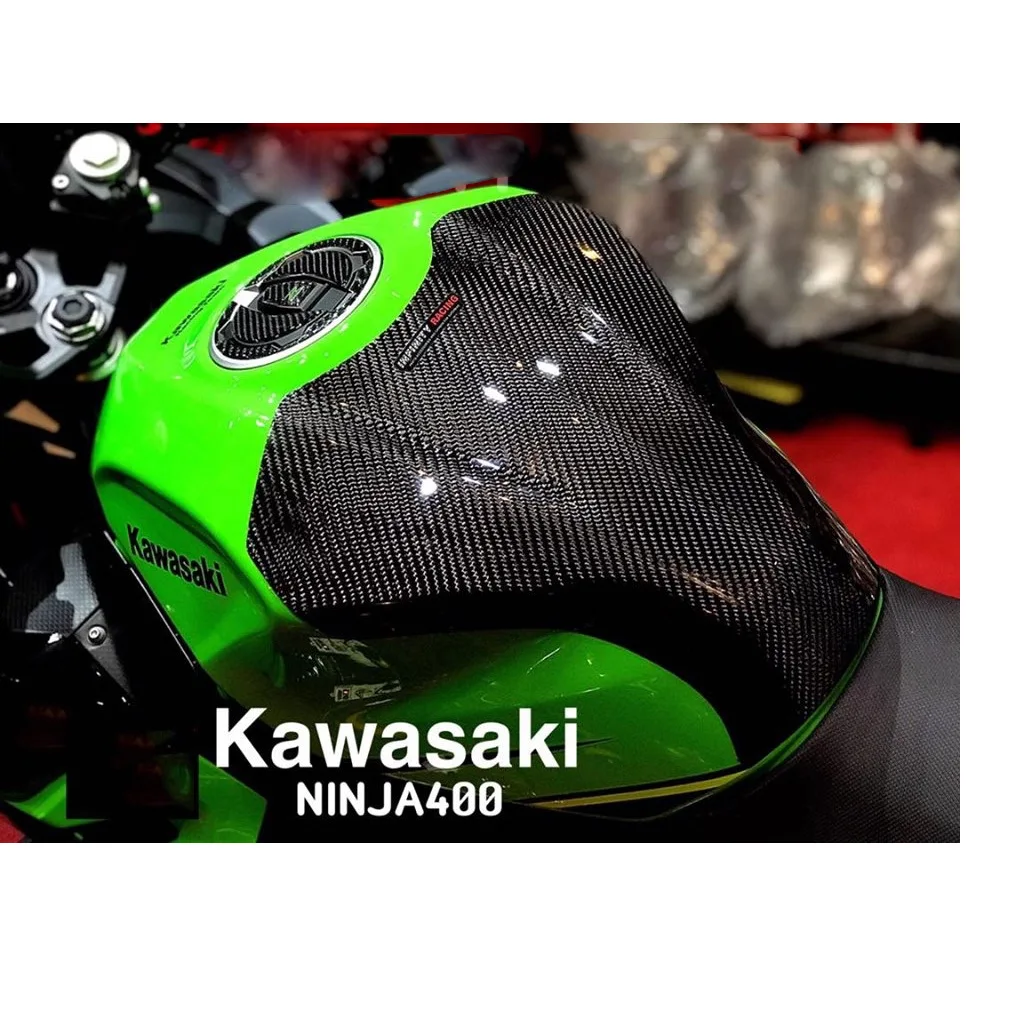 Чехол для топливного бака из углеродного волокна Ninja 400, крышка для газового обтекателя, корпус для KAWASAKI NINJA400, аксессуары для мотоциклов