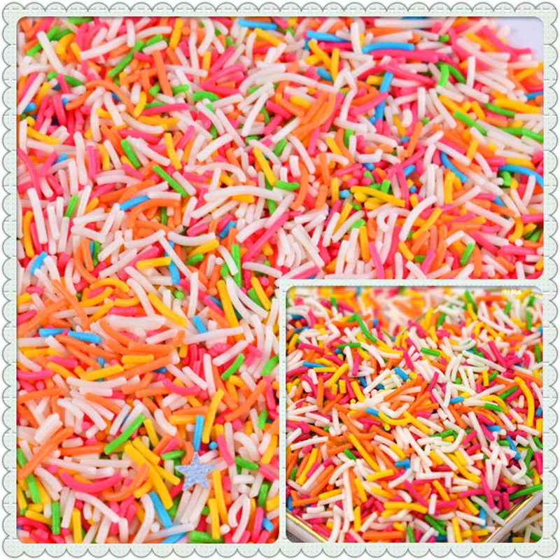 500 г Радужный сахарный жемчуг разбрызгивает съедобные тонкие трюки инструменты