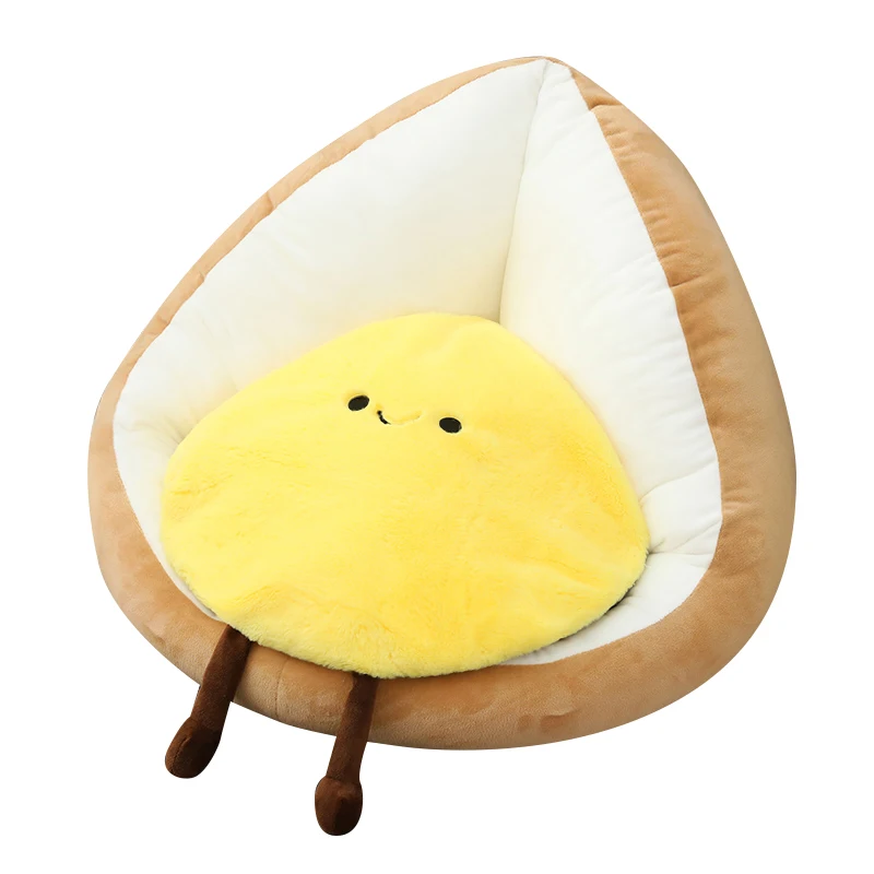 Милая искусственная спинка авокадо плюшевая подушка для стула животное детский
