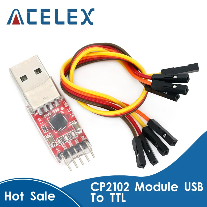 Модуль CP2102 USB для TTL serial UART STC кабель загрузки PL2303 улучшенная линия суперкисти 1 шт.