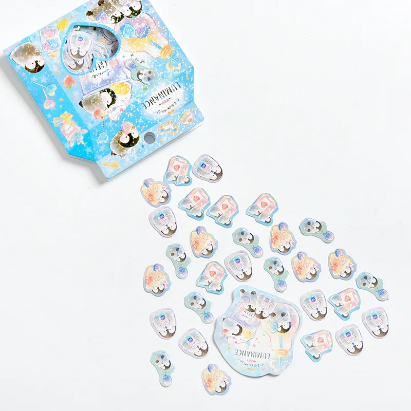 Washi бумага цветовой стикер карикатуры пакет Симпатичный типа сделай себе сам