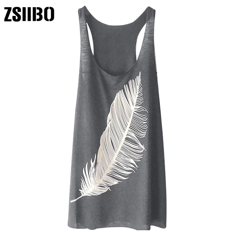 Large size T Shirt Women Casual Feather print Loose sleeveless Woman TShirt 2021 Autumn Plus Size Clothing 4XL 5XL | Женская одежда