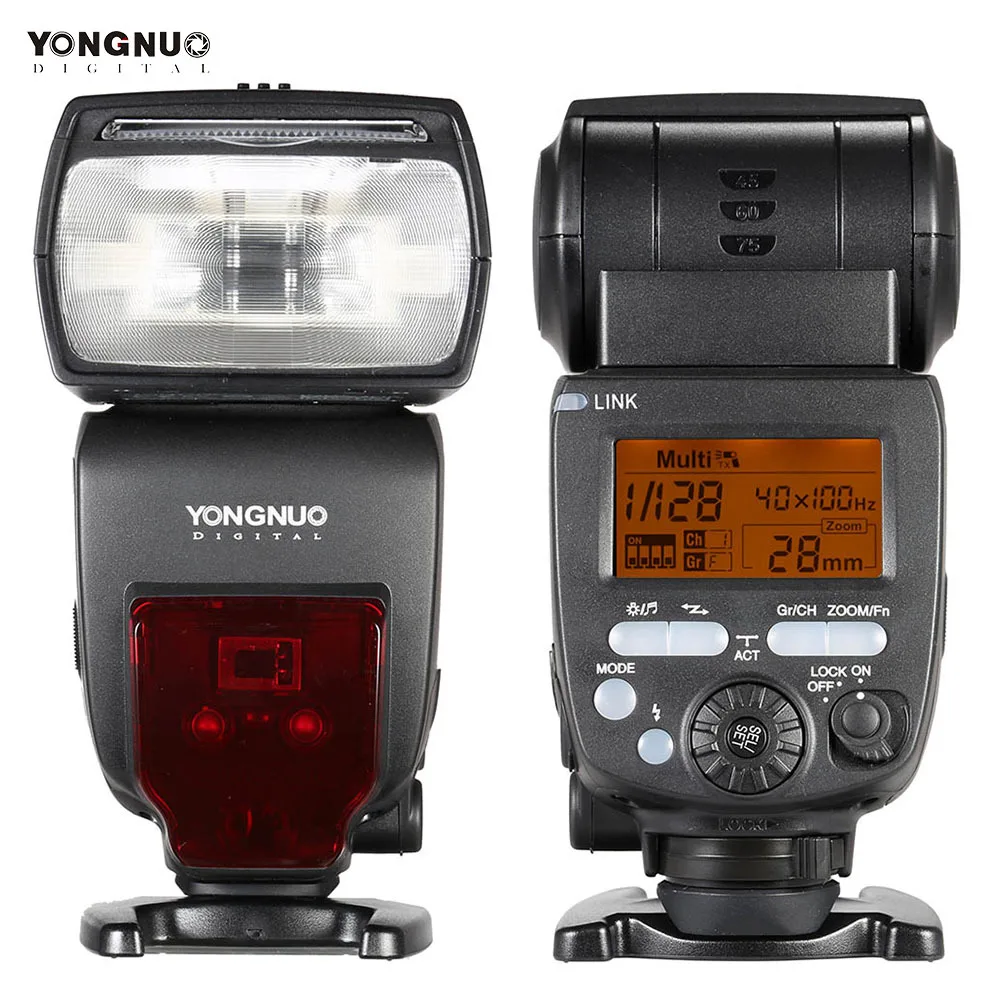 Беспроводная вспышка YONGNUO YN660 2 4 ггц GN66 Master Slave flash Speedlite для DSLR-камер | Электроника