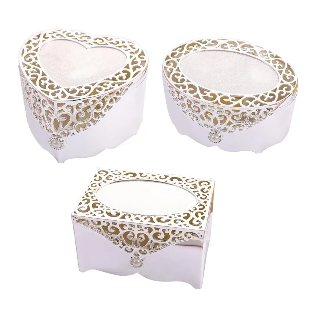 

Elegant Women Jewelry Box Bracelets Earrings Display Case Portable for Travel