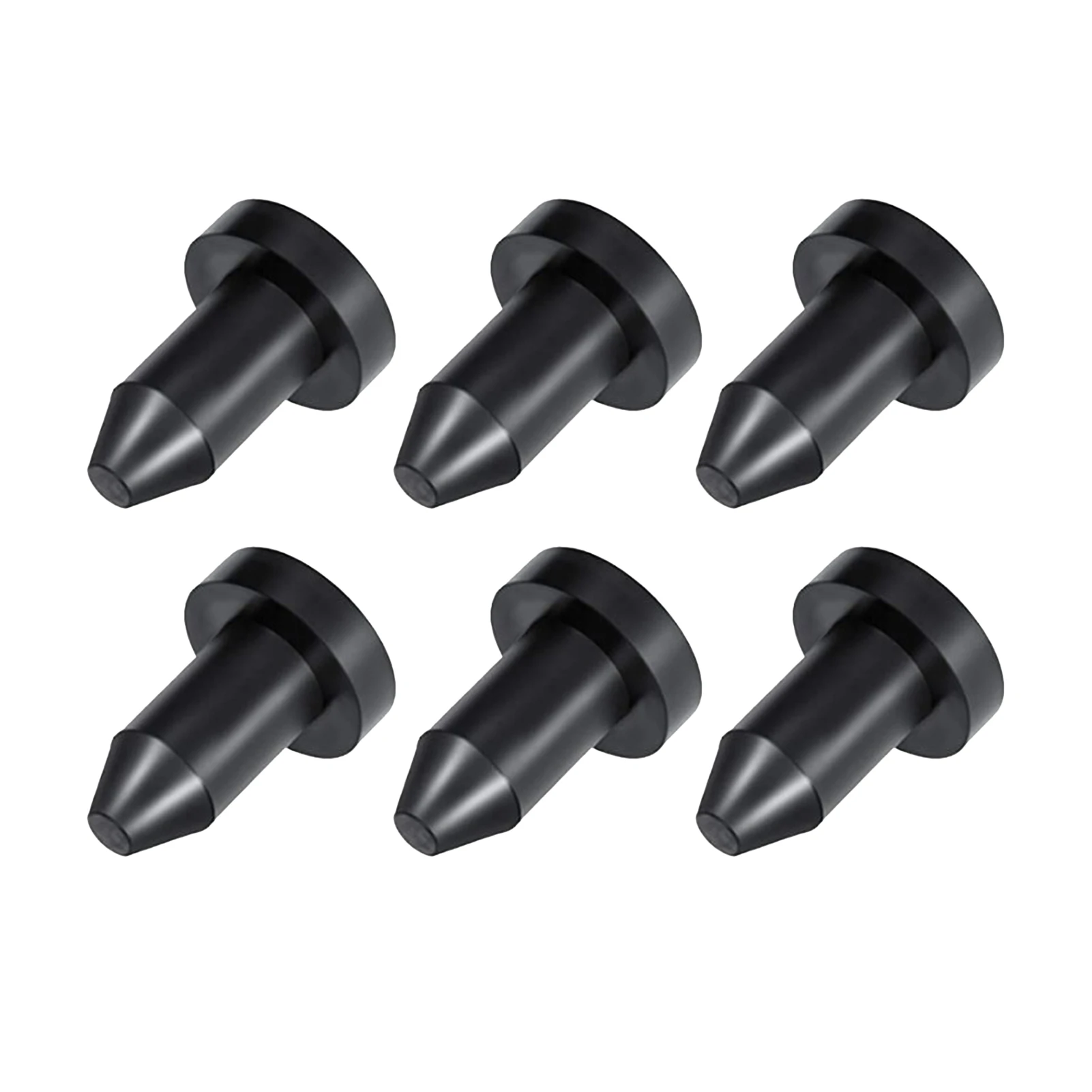 

6pcs Kayak Drain Plugs Push-In Rubber Scupper Plugs Drain Holes Stopper Bung For Fishing Boats Kayak Plug Kayak Boat Accessories