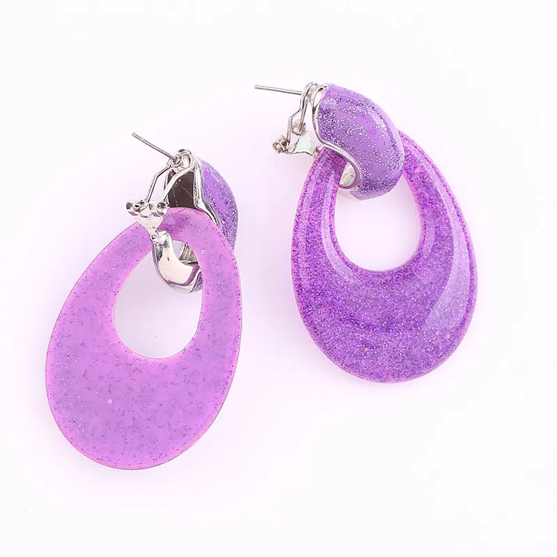 Себе новый дизайн кулон Oorbellen из смолы в виде капли воды серьги для женщин