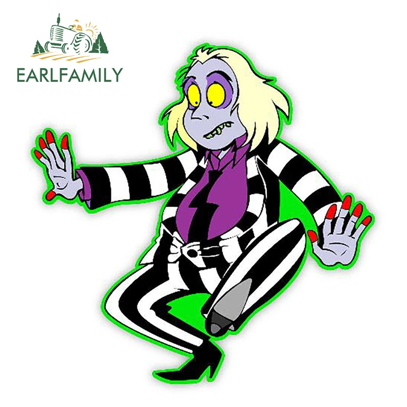 EARLFAMILY 13 см x 12 9 Beetlejuice Стикеры автомобильные наклейки JDM забавные виниловые на