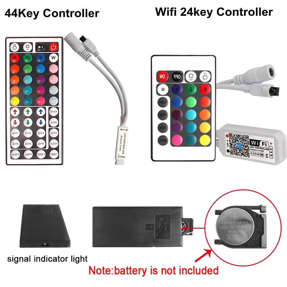 15 м Wifi Светодиодная лента RGB 2835 SMD водонепроницаемая гибкая неоновая лента fita светодиодный светильник 12 В RGB лента диод Wifi управление+ адаптер