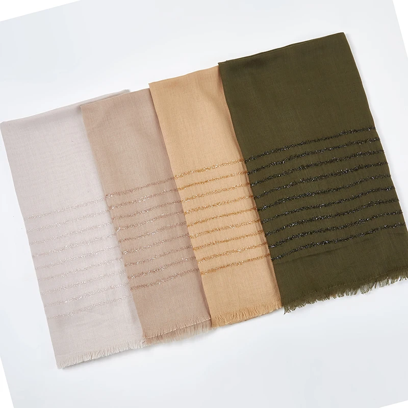 Plain Shimmer maxi cotton scarf hijab solid Fringed shawls glitter muslim long muslim head wrap turbans scarves/scarf 10PCS/LOT