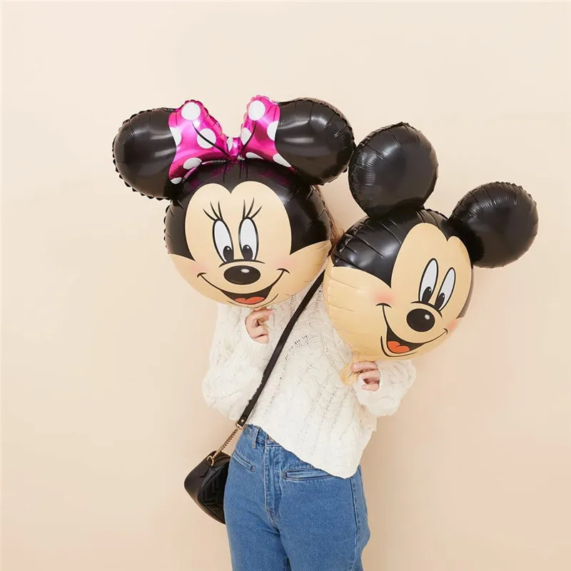 Воздушные шары из алюминиевой фольги с Микки Маусом украшения для дня рождения