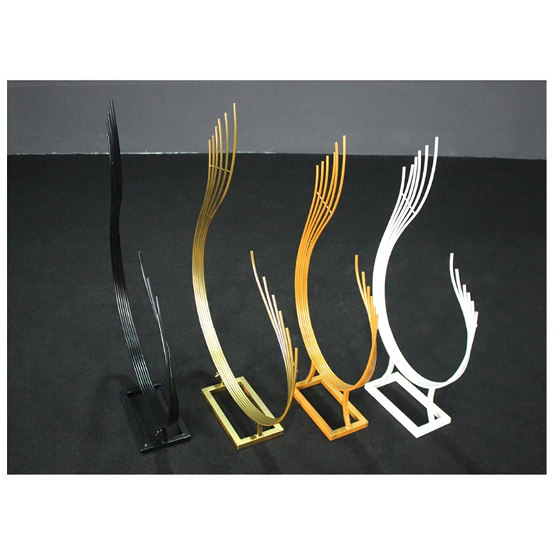 Искусственные цветы павлина изогнутые подставка для композиции свадебные